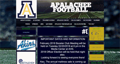 Desktop Screenshot of apalacheefootball.com